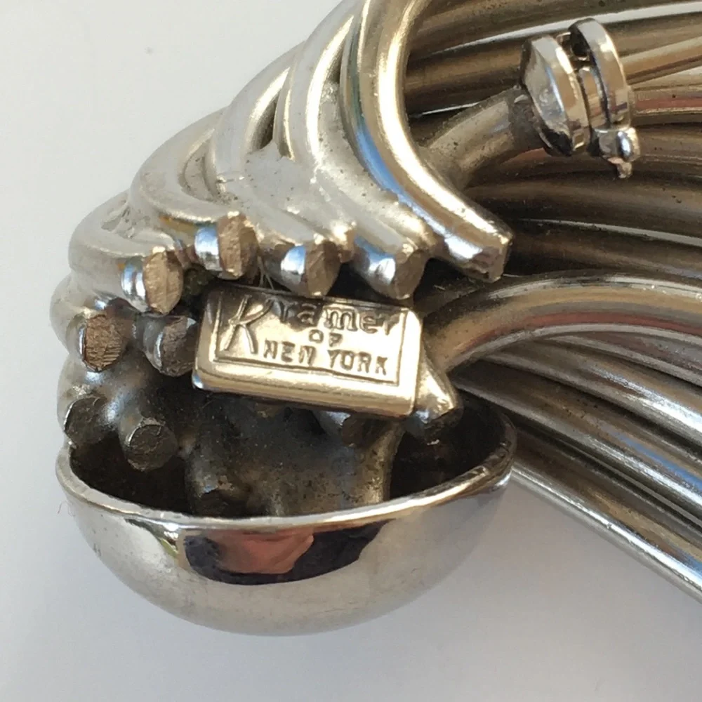 Ladies’ Kramer of New York Silver-tone Brooch